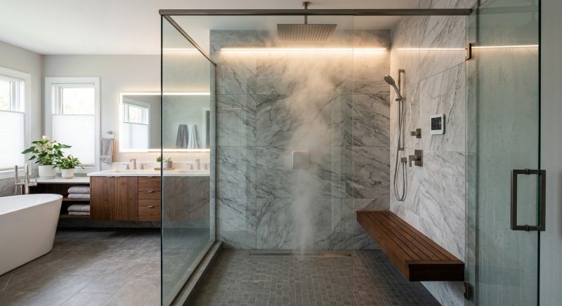 Granite Shower Installation in Barrow County, GA